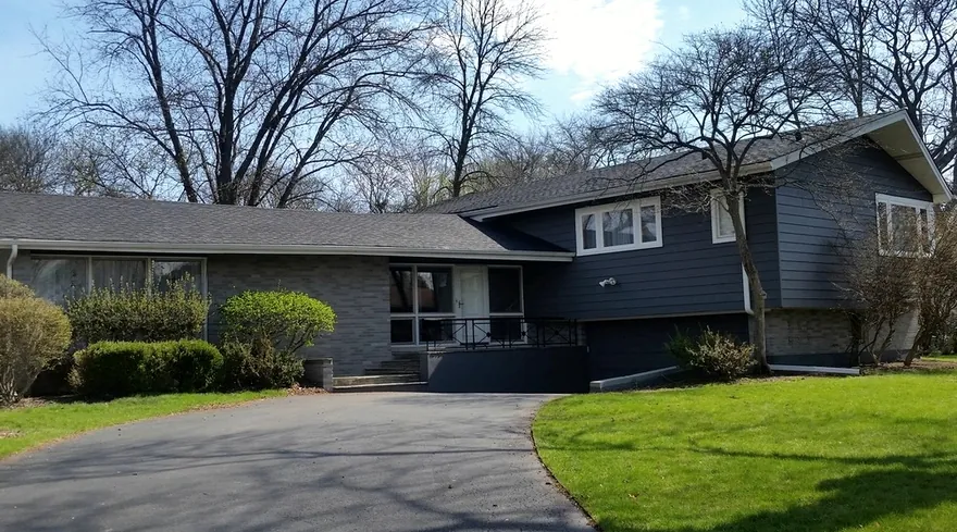 A single-storey home with a wide low roof